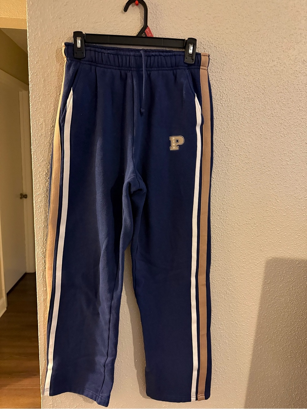 PINK Victoria's Secret Navy Campus Sweatpants